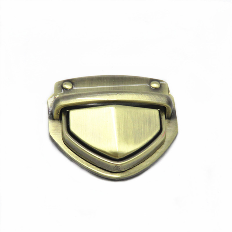 Zinc Alloy Metal Bag Lock For Handbag Accessories